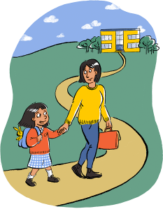 Starting-Reception-on-way-to-school